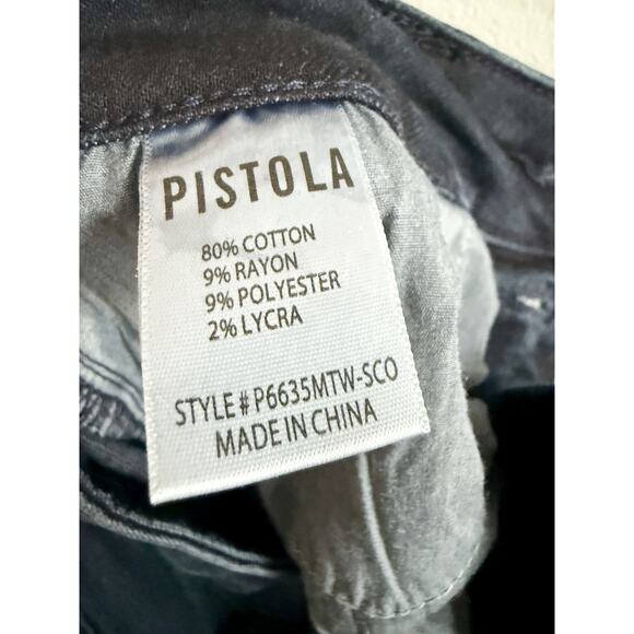 Pistola | Aline Skinny Jeans in Dark Indigo Wash | Sz 26 - Picture 7 of 9